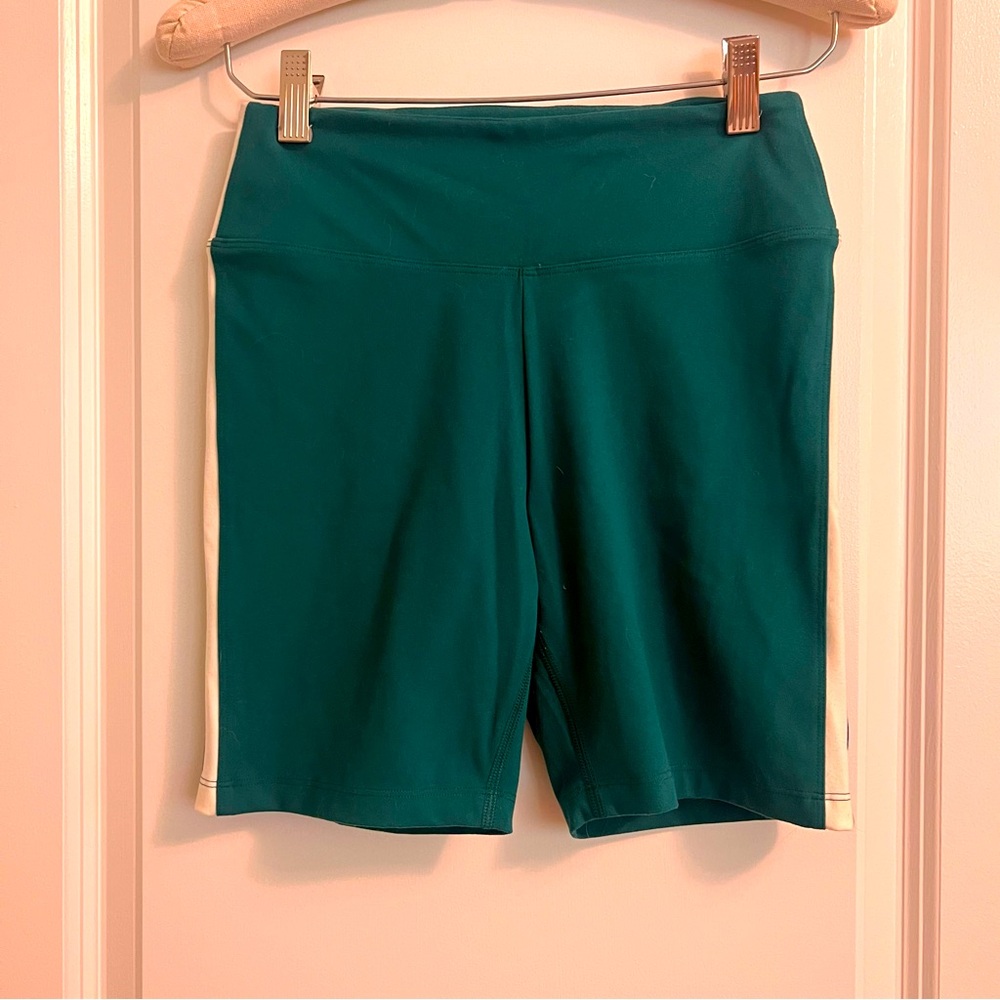Victoria Secret PINK ACTIVE High Waist 6 Inch Bike Short Size S Green